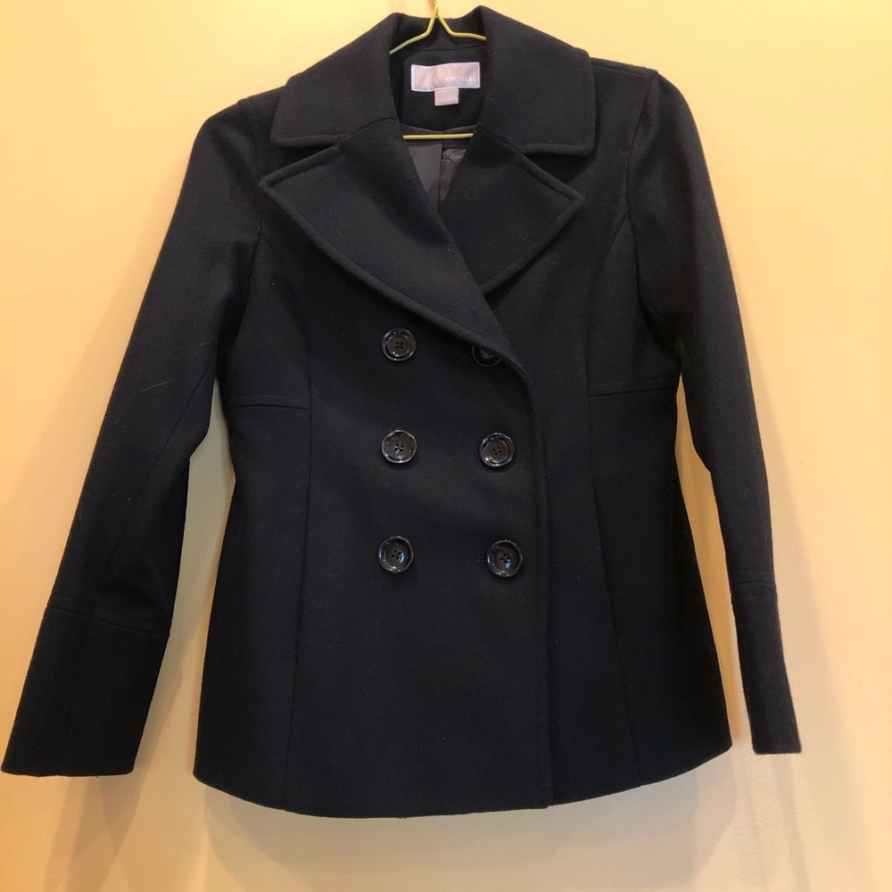 Michael Kors black Pea coat